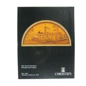 Christie's Auction Catalog PPB 1995 French Furniture Porcelain Carpet 8266 NY